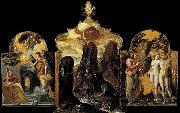 El Greco The Modena Triptych oil